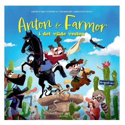 Anton og farmor i Det Vilde Vesten - Bog