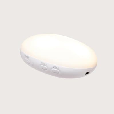 Moonie 2.0 - Krammedyr med melodi og lys - organisk cappuccino bear - billede 3