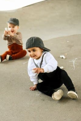 Silly Silas - Footless - Classic Black Checked - billede 3