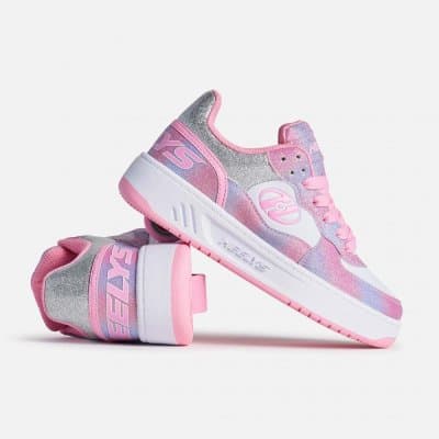 Heelys Rullesko - Lt Pink / White / Rainbow - 1 hjul