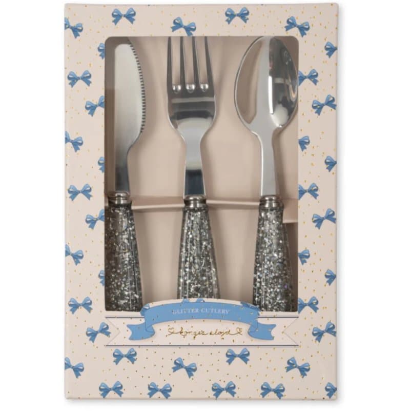 Glitter Cutlery - Sparkling Blue