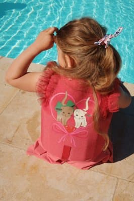 Konges Sløjd - Thalia svømmevest- viva magenta - billede 12