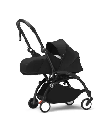 Stokke YOYO3 0+ Klapvogn med Blød lift - Sort-Sort
