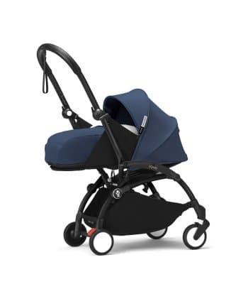 Stokke YOYO3 0+ Klapvogn med Blød lift - Sort-Air France Blue