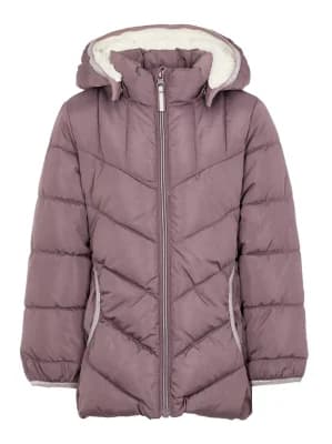 Name-It - NMF Mus Dynejakke - Black Plum