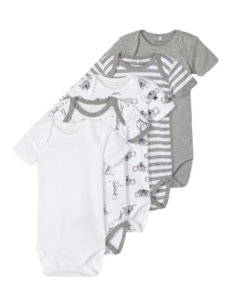 Name It - Body 5-pak - Øko bomuld