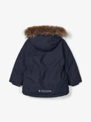 Name-It - NMF Mibis Parka Jakke - Dark Sapphire - billede 2
