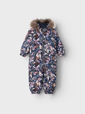 Name It - Flyverdragt Snow10 Wild Flower Dark Sapphire