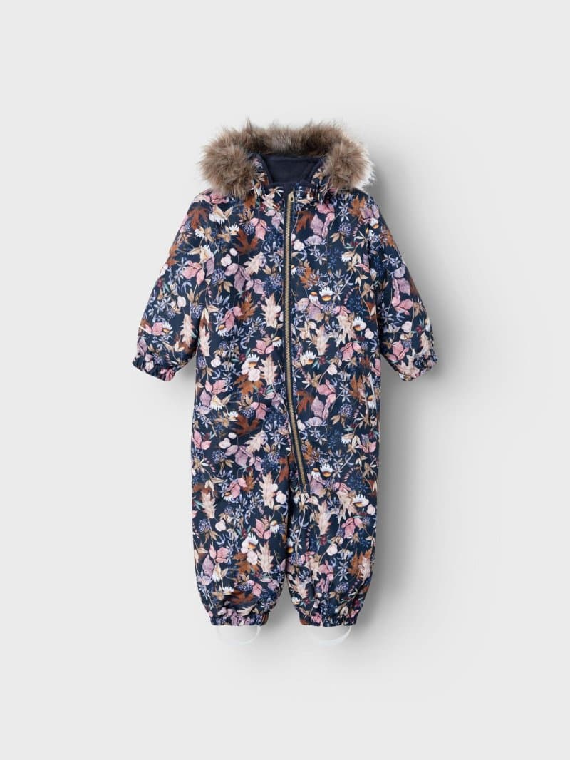 Name It - Flyverdragt Snow10 Wild Flower Dark Sapphire