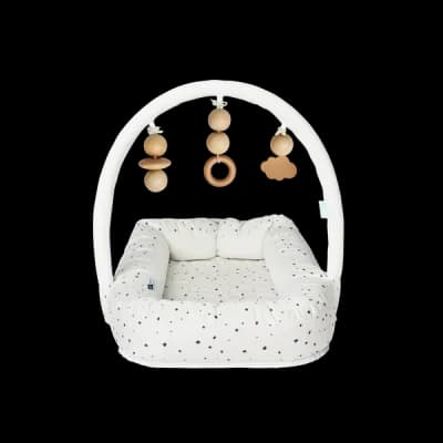 Najell - Aktivitetsstativ til Babynest/SleepCarrier - Ivory White