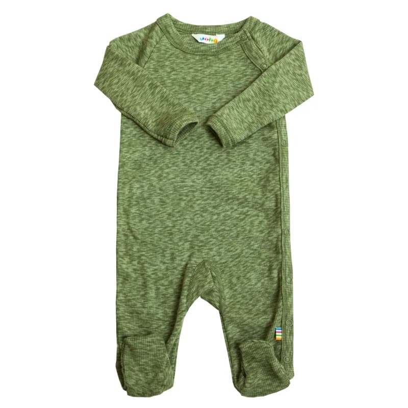 Joha - Bomuld heldragt grøn rib Str 40