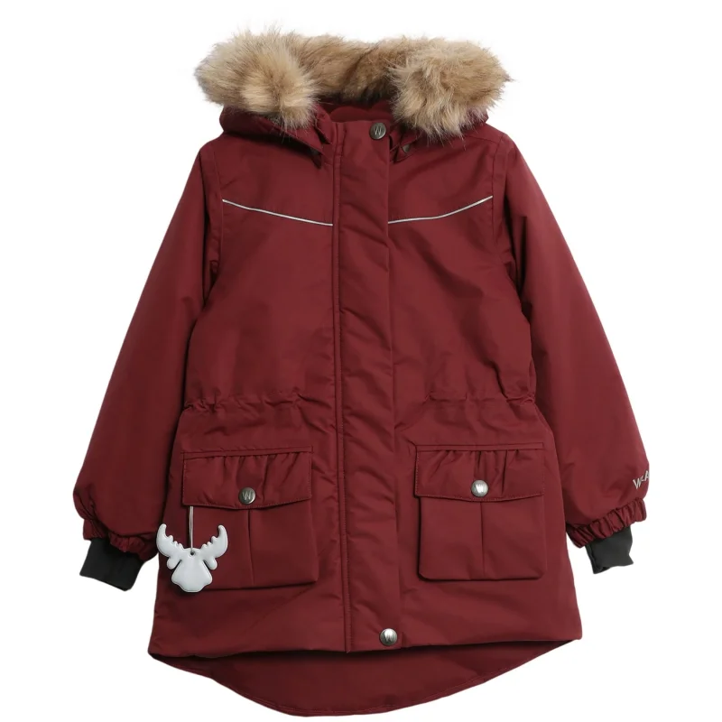 Wheat - Vinterjakke Mathilde Burgundy