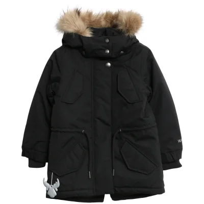 Wheat - Vinterjakke Parka Sella Black