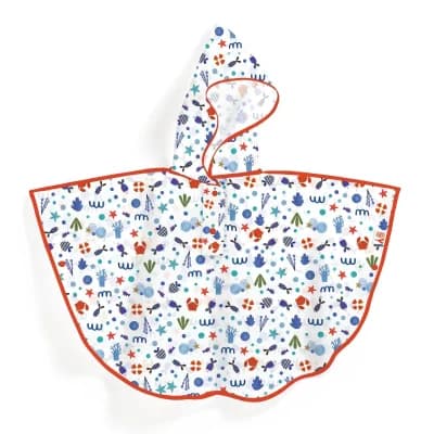 Djeco - Regnkappe - Havet 3-5 år