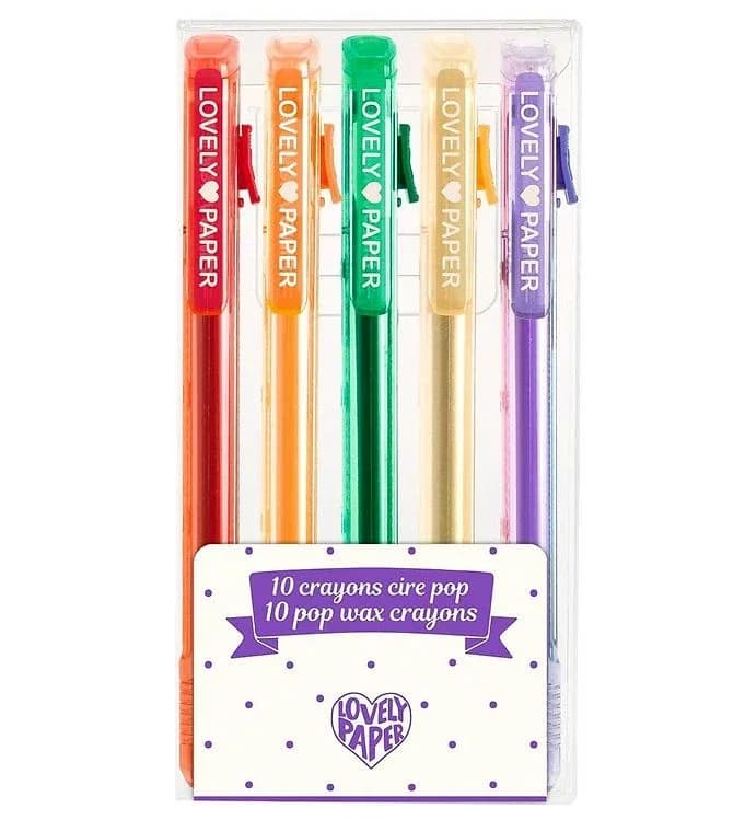 Djeco Lovely Paper 5 pop voks farveblyanter